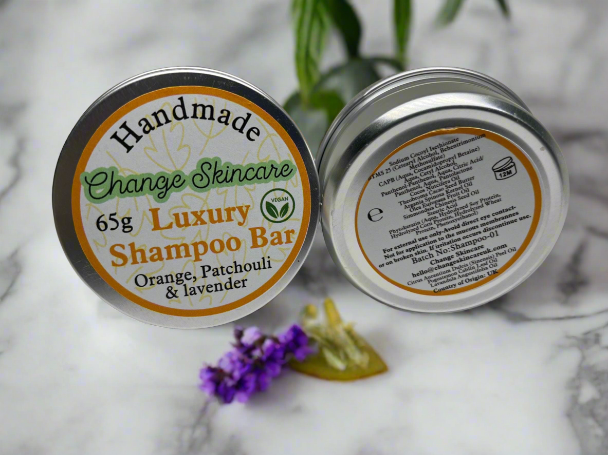Shampoo Bar with Orange, Patchouli & Lavender