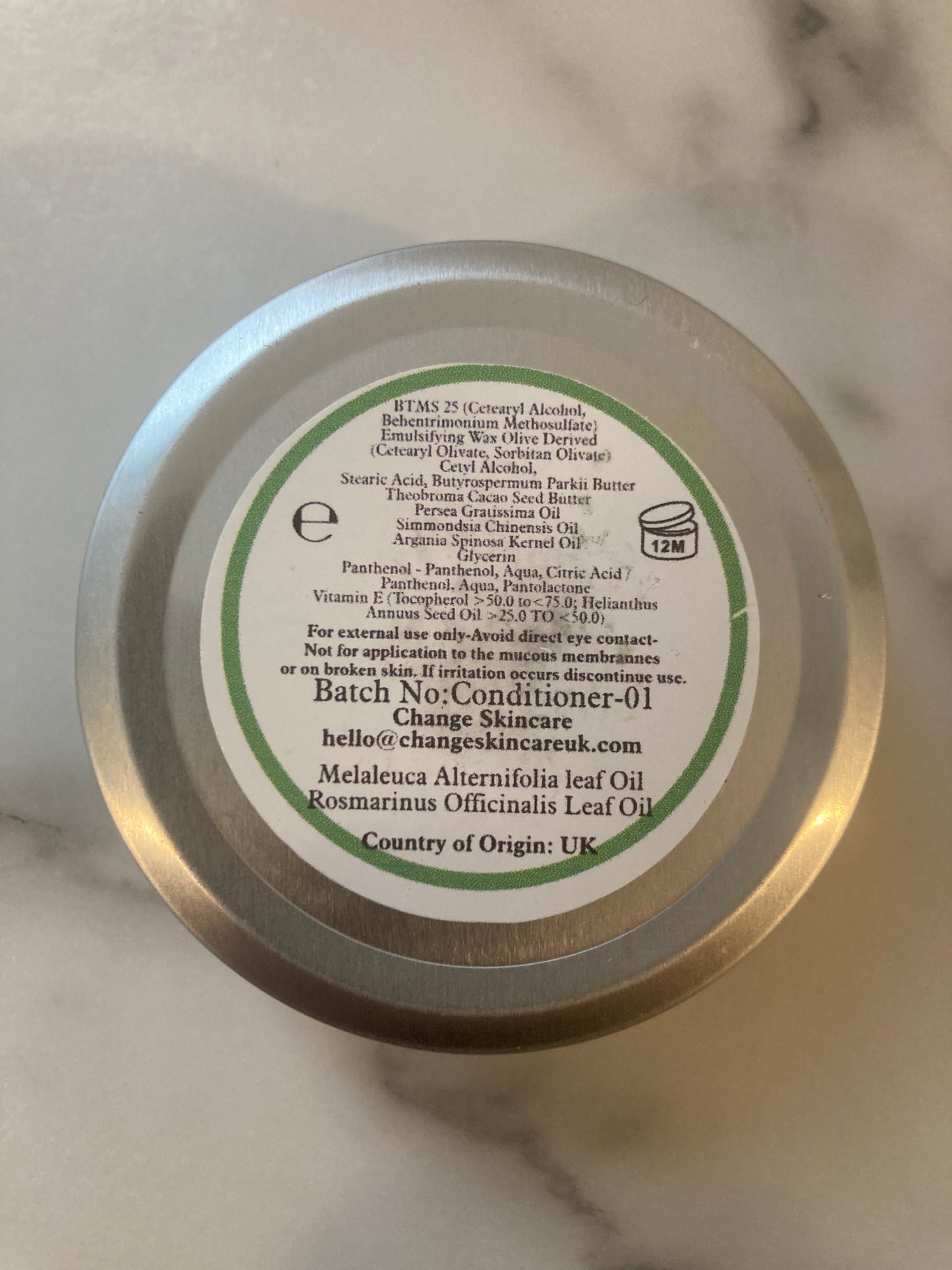 Conditioner Bar with Tea Tree & Rosemary