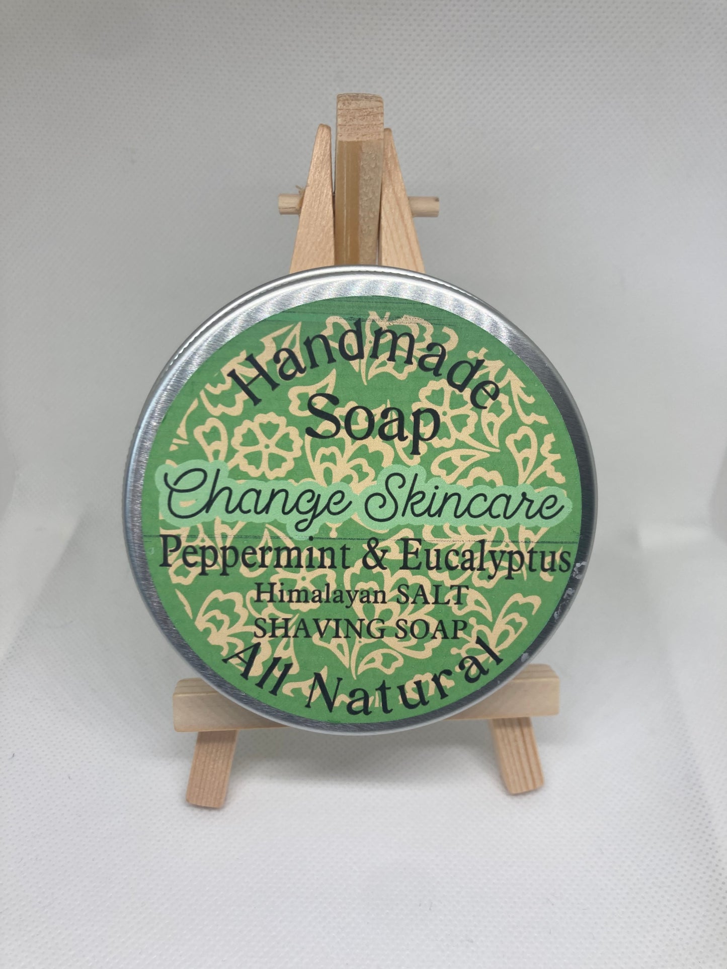Peppermint & Eucalyptus Handmade Shaving Soap