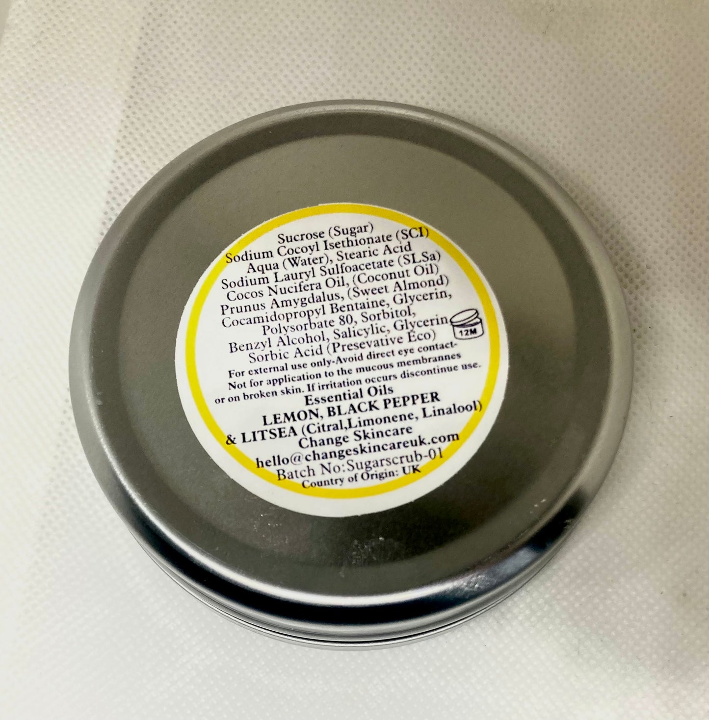 Foaming Whipped Sugar Scrub