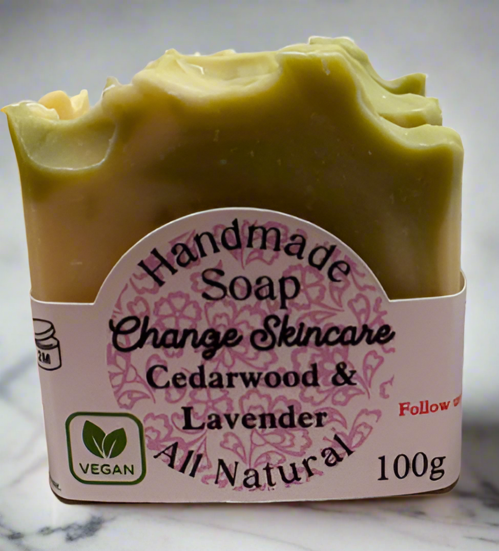 Cedarwood & Lavender Vegan Soap Bar