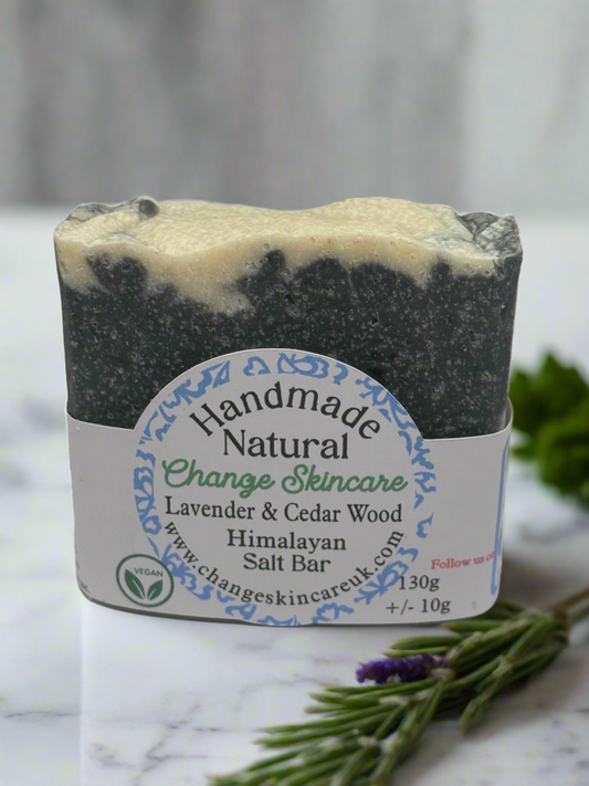Lavender & Cedarwood Himalayan Salt Bar
