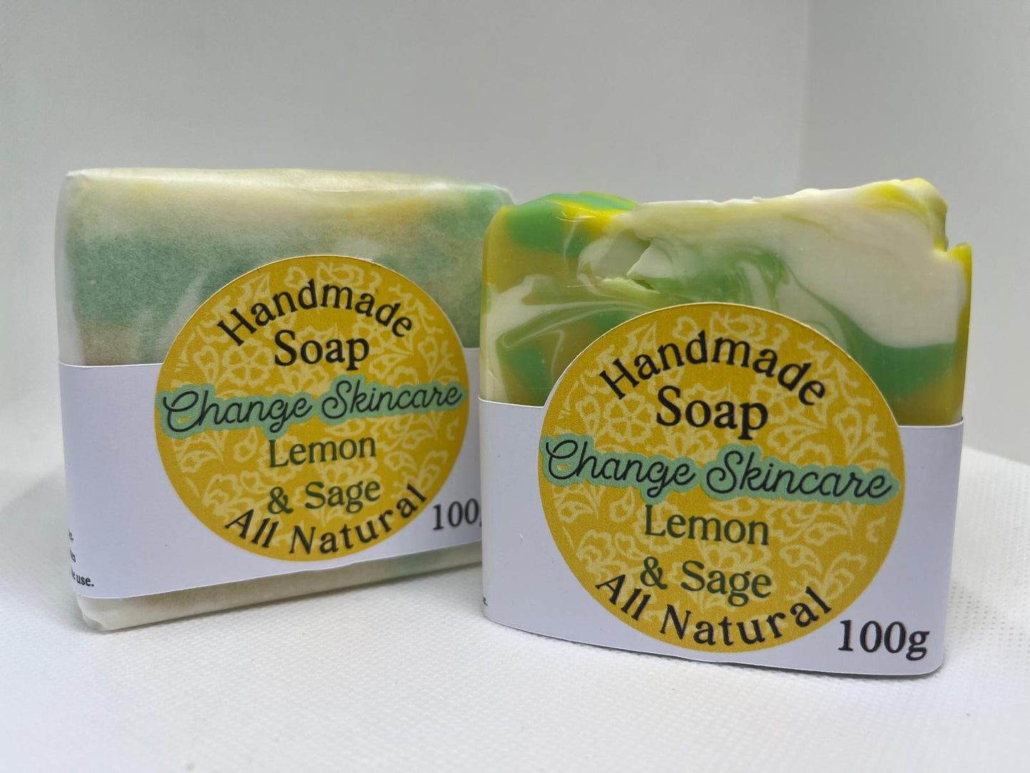 Lemon & Sage Natural Soap Bar