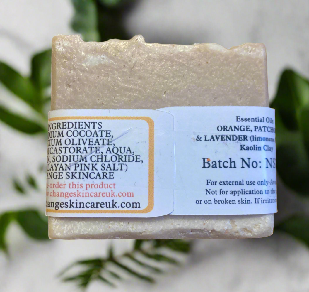 Orange, Patchouli & Lavender Himalayan Salt Bar