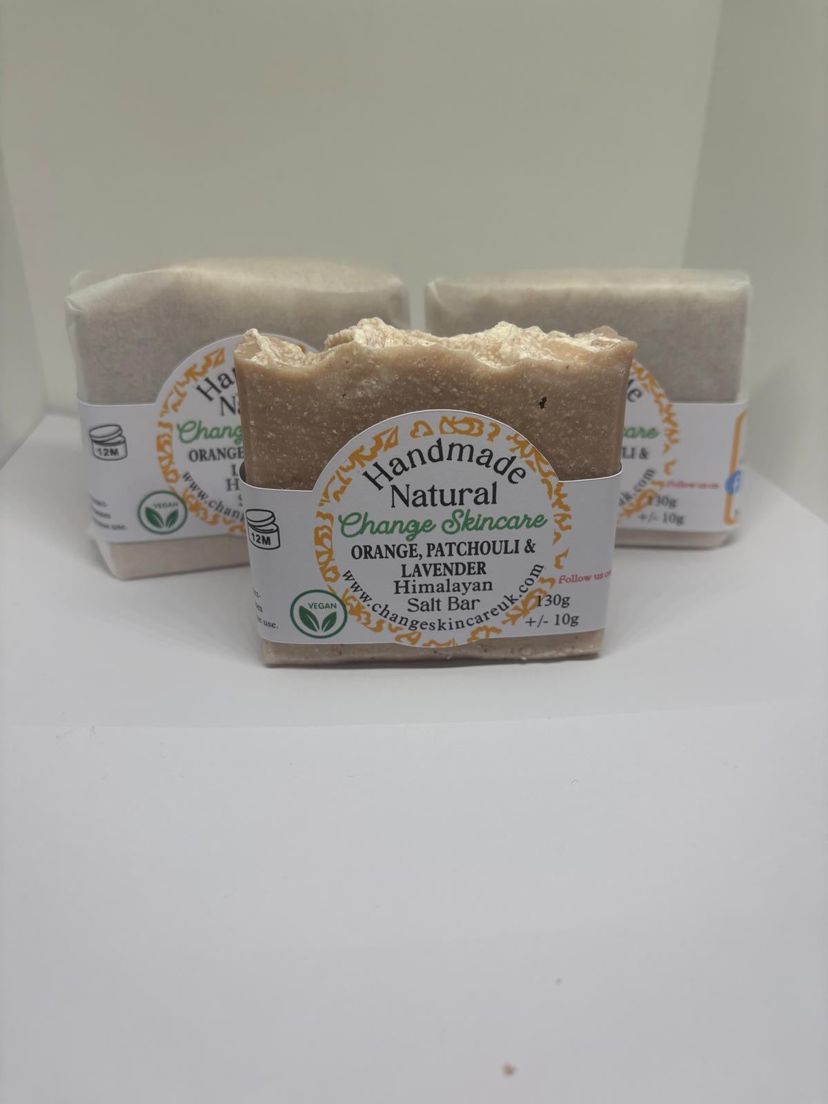 Orange, Patchouli & Lavender Himalayan Salt Bar