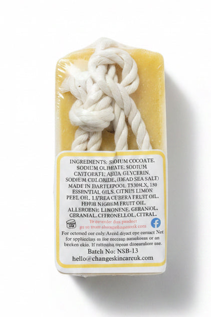 Lemon, Black Pepper & Litsea Salt Bar
