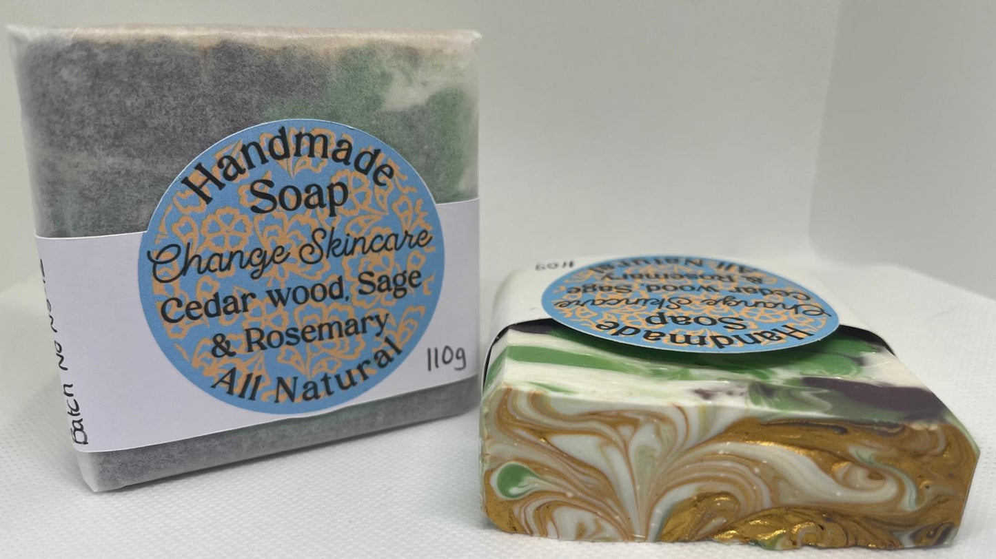 Cedarwood, Sage & Rosemary Soap Bar