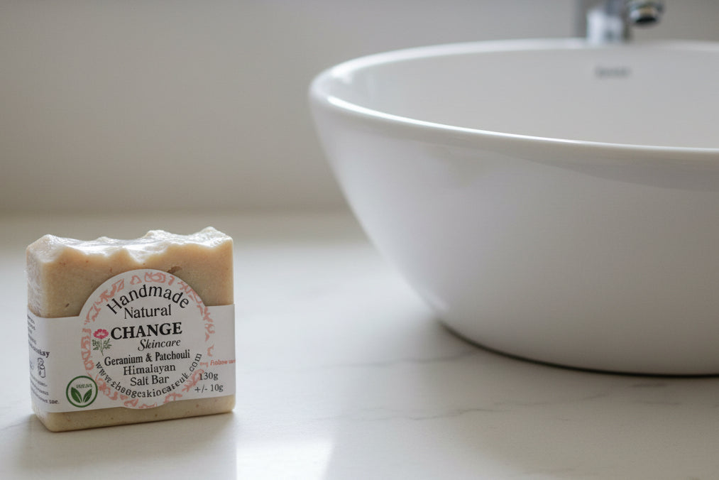 Geranium & Patchouli Himalayan Salt Bar