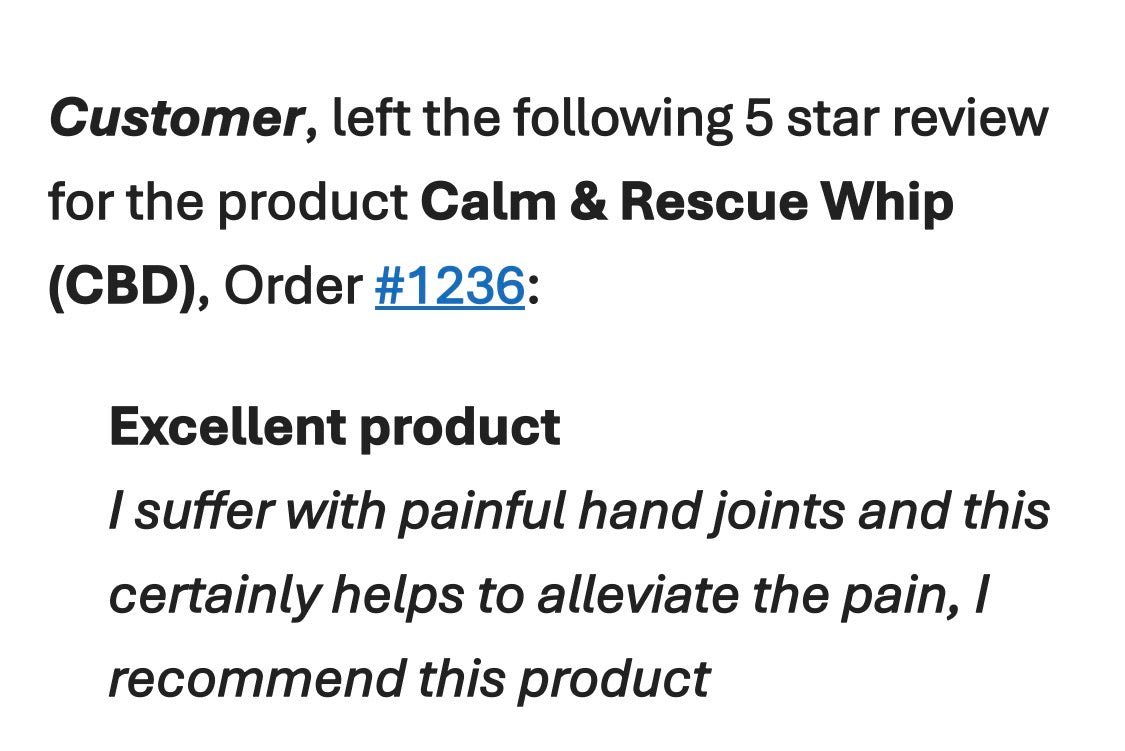 Calm & Rescue Whip (CBD)