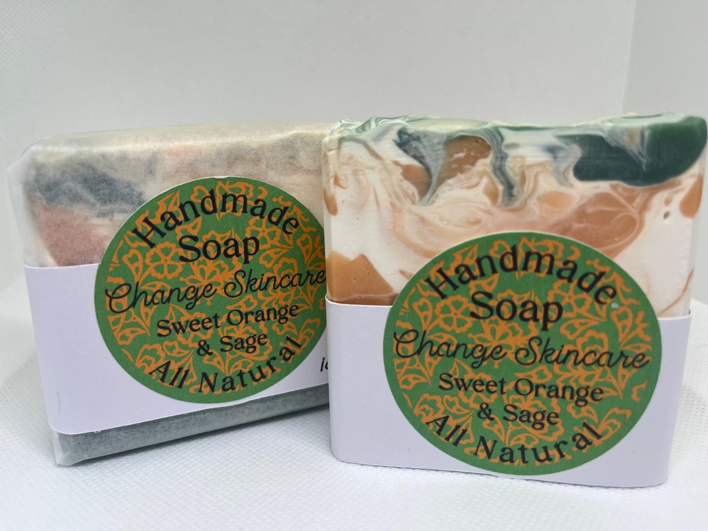 Sweet Orange & Sage Natural Soap Bar