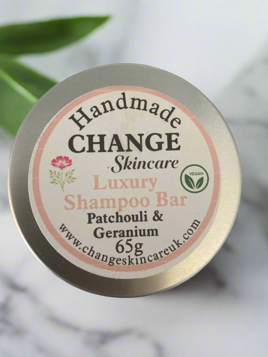 Patchouli & Geranium Shampoo Bar
