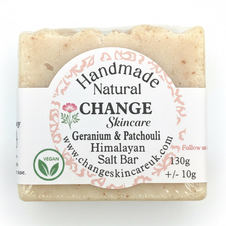 Geranium & Patchouli Himalayan Salt Bar