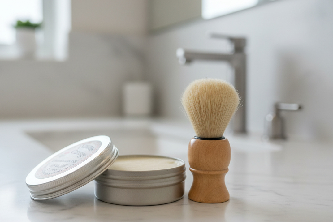 Geranium & Patchouli Himalayan Salt Shaving Soap