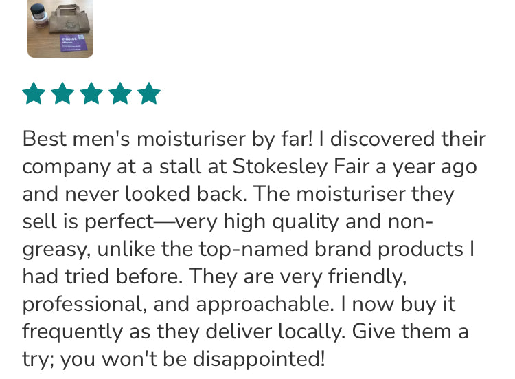 Men's Moisturiser with Calendula & Chamomile