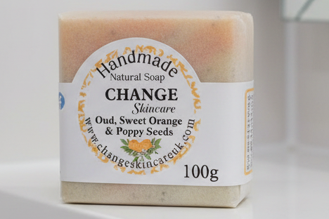 Oud, Sweet Orange & Poppy Seed Natural Soap Bar
