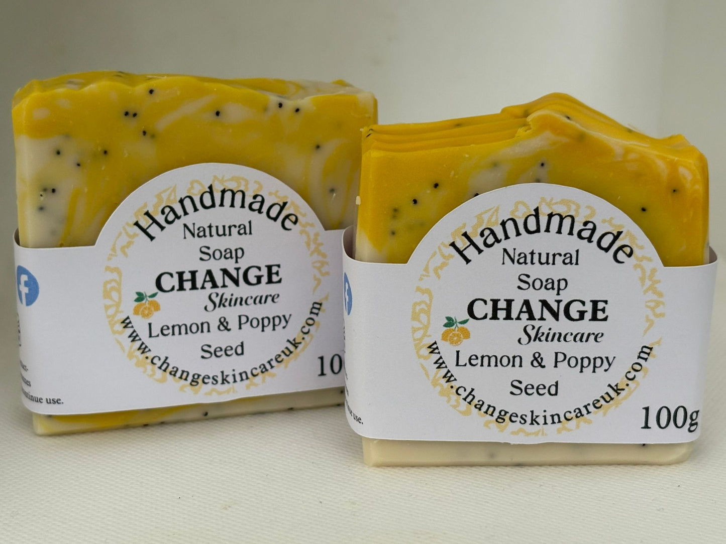 Lemon & Poppy Seed Natural Soap Bar