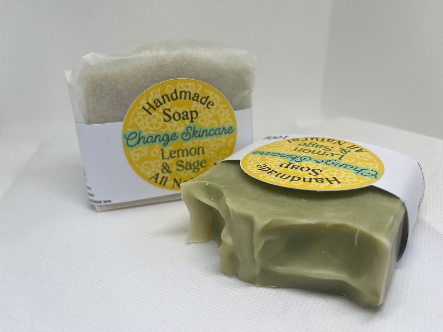 Lemon & Sage Natural Soap Bar