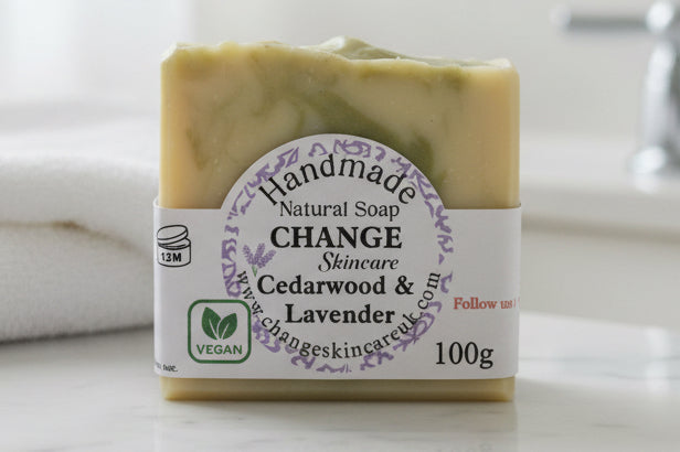 Cedarwood & Lavender Vegan Soap Bar