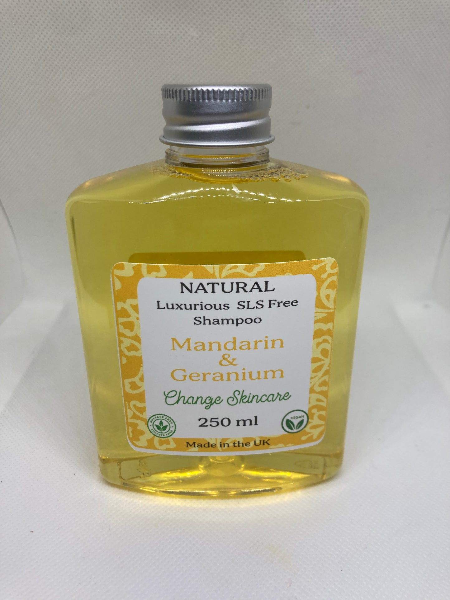 Mandarin & Geranium Natural SLS Free Shampoo