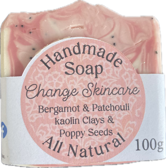 Bergamot, Patchouli & Kaolin Clay Soap Bar