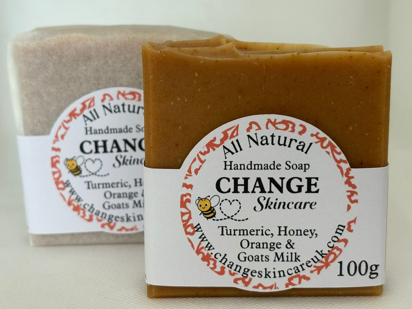 Turmeric, Honey, Goat’s Milk Soap with Sweet Orange Essential Oil
