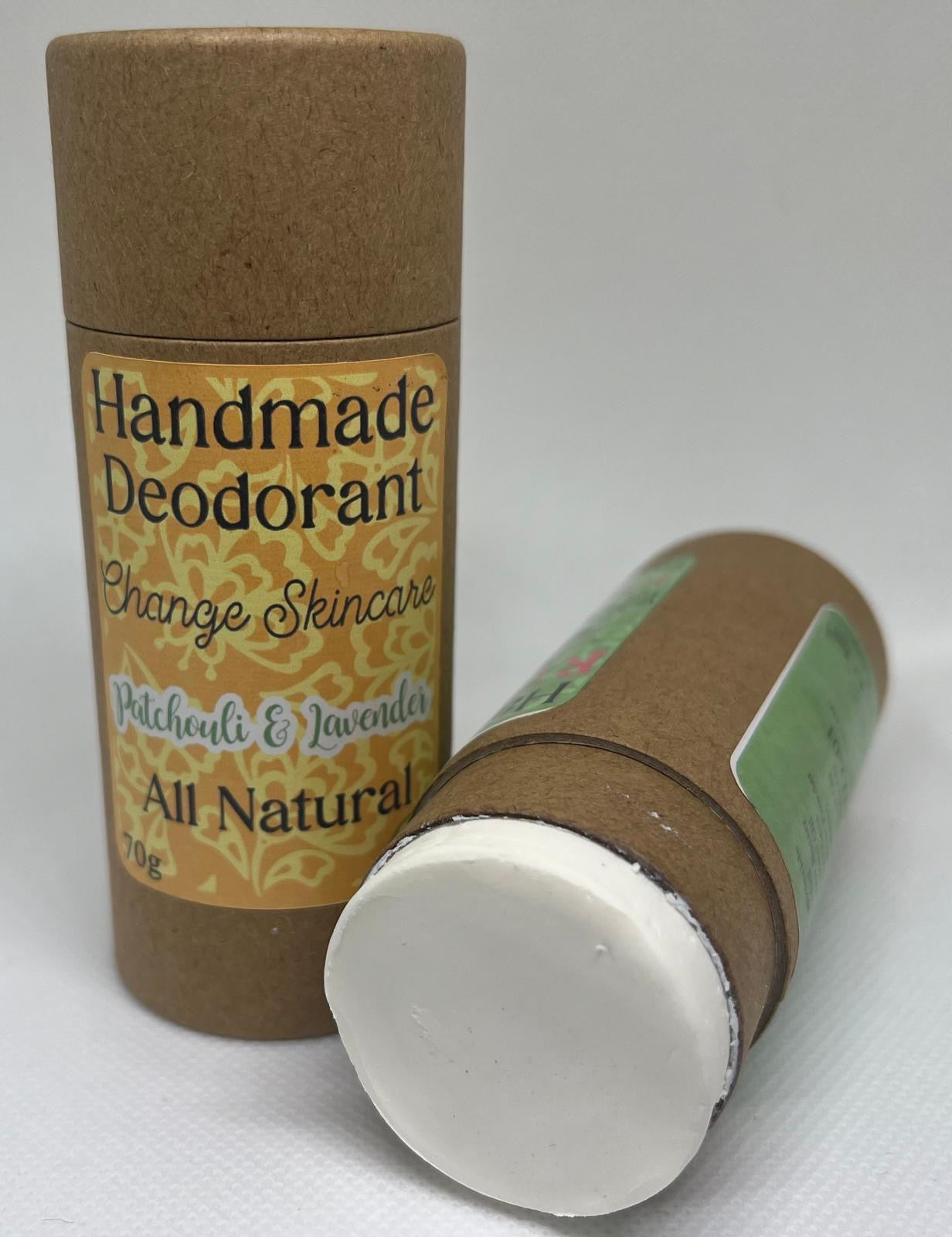 Natural Deodorant with Patchouli & Lavender