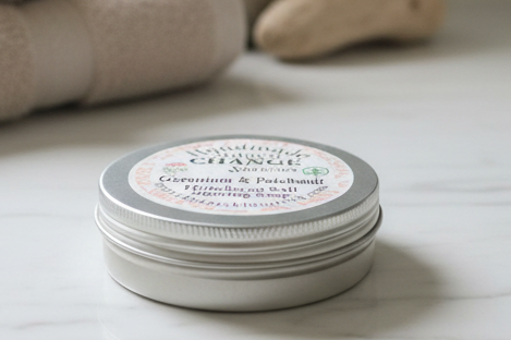 Geranium & Patchouli Himalayan Salt Shaving Soap