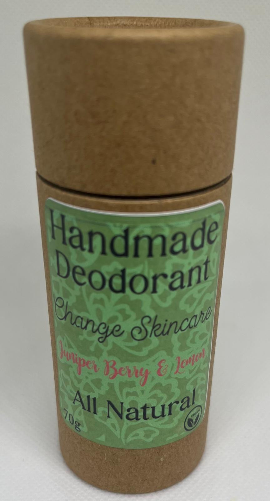 Natural Deodorant with Juniper Berry & Lemon