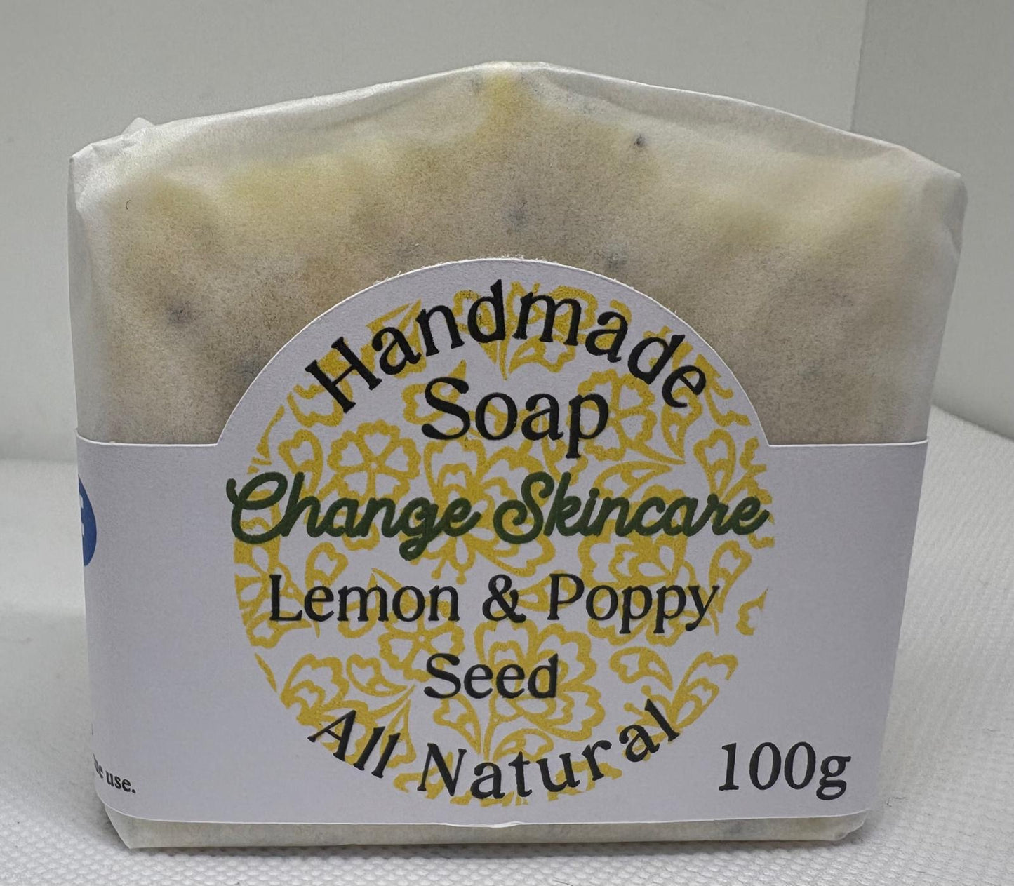 Lemon & Poppy Seed Natural Soap Bar
