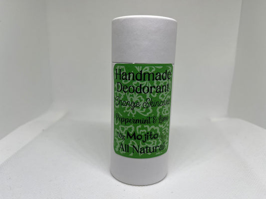 Natural Deodorant with Peppermint & Lime