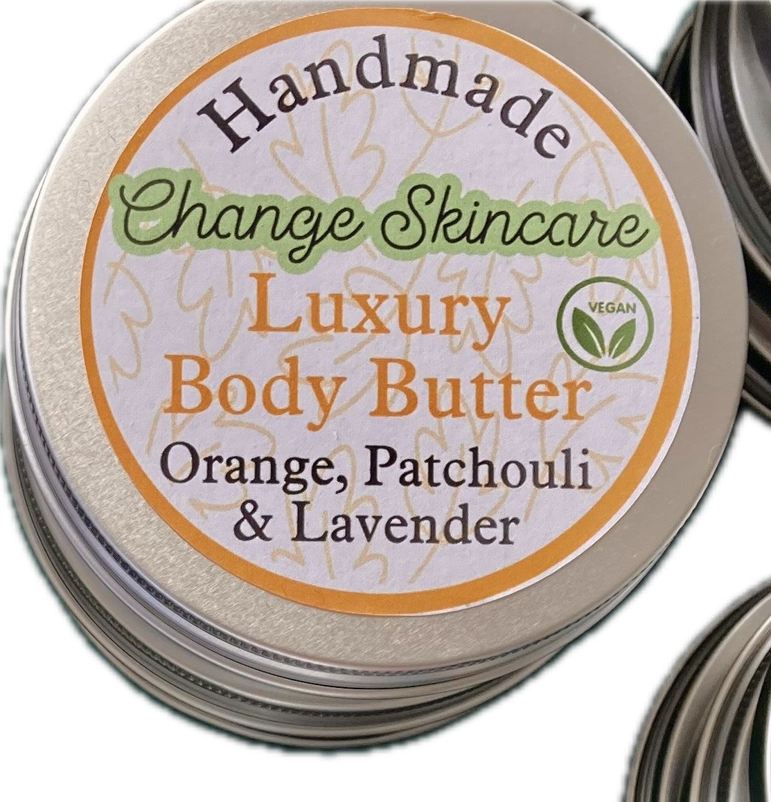 Luxury Body Butter with Orange, Patchouli & Lavender