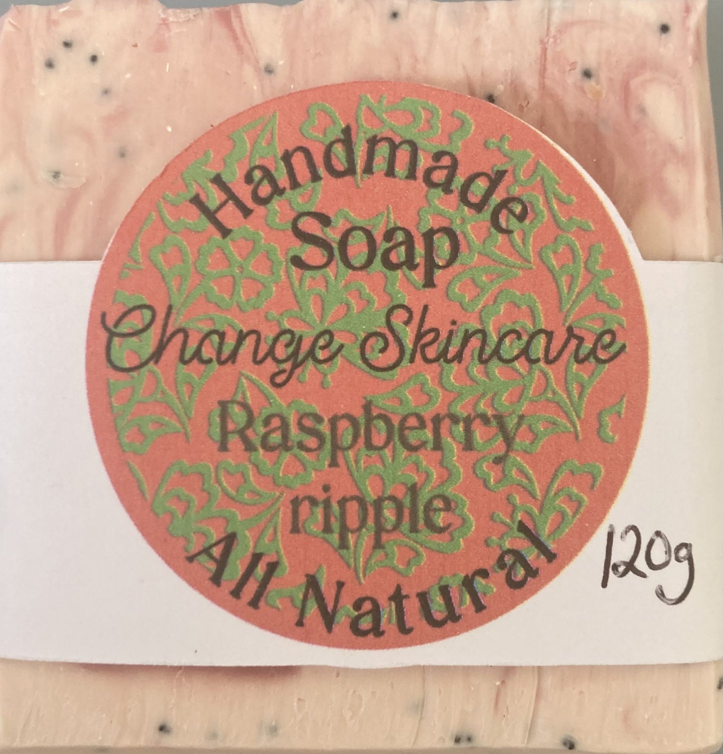 Raspberry Ripple Handcrafted Soap